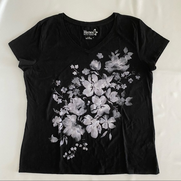 NWOT HANES LIVE LOVE COMFORT WOMENS T-SHIRT - Picture 2 of 7